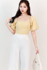 DEFECT | Pierre Puffy Top V3 in Yellow in XS 