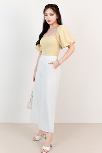 DEFECT | Pierre Puffy Top V3 in Yellow in XS 