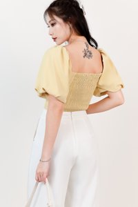 DEFECT | Pierre Puffy Top V3 in Yellow in XS 