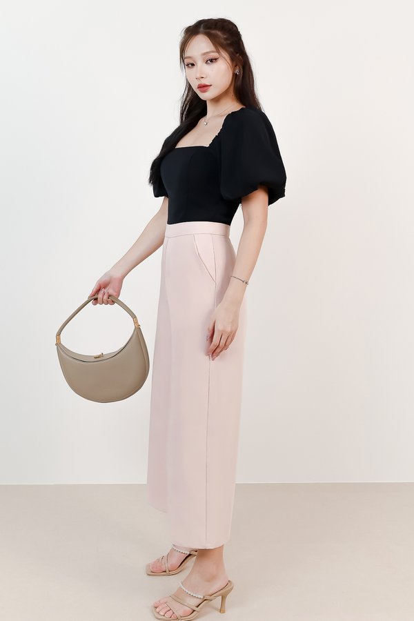 DEFECT | Elevate Highwaist Pants V4 in Pastel Light Pink ( Petite Length ) in XS