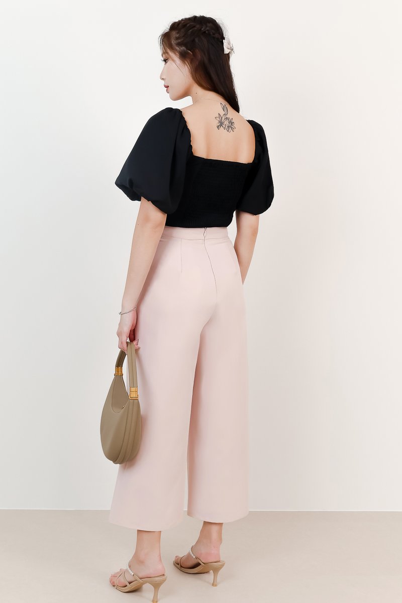 DEFECT Elevate Highwaist Pants V4 in Pastel Light Pink ( Petite Length ) XXS