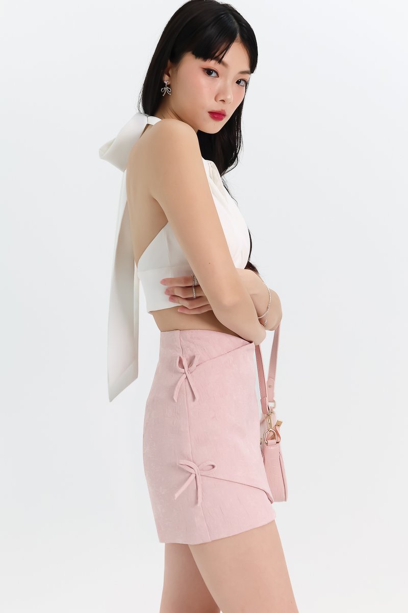 DEFECT | Heda Halter Co-ord Top in White in L DEFECT | Heda Halter Co-ord Top in White in L