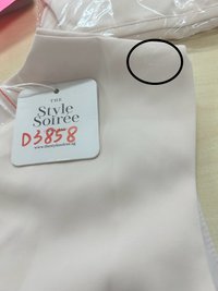 DEFECT | Brynn Bow Sleeveless Top in Light Pink in S,L