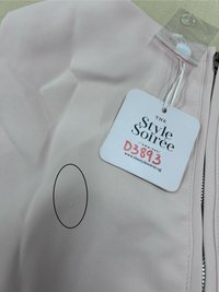 DEFECT | Brynn Bow Sleeveless Top in Light Pink in L