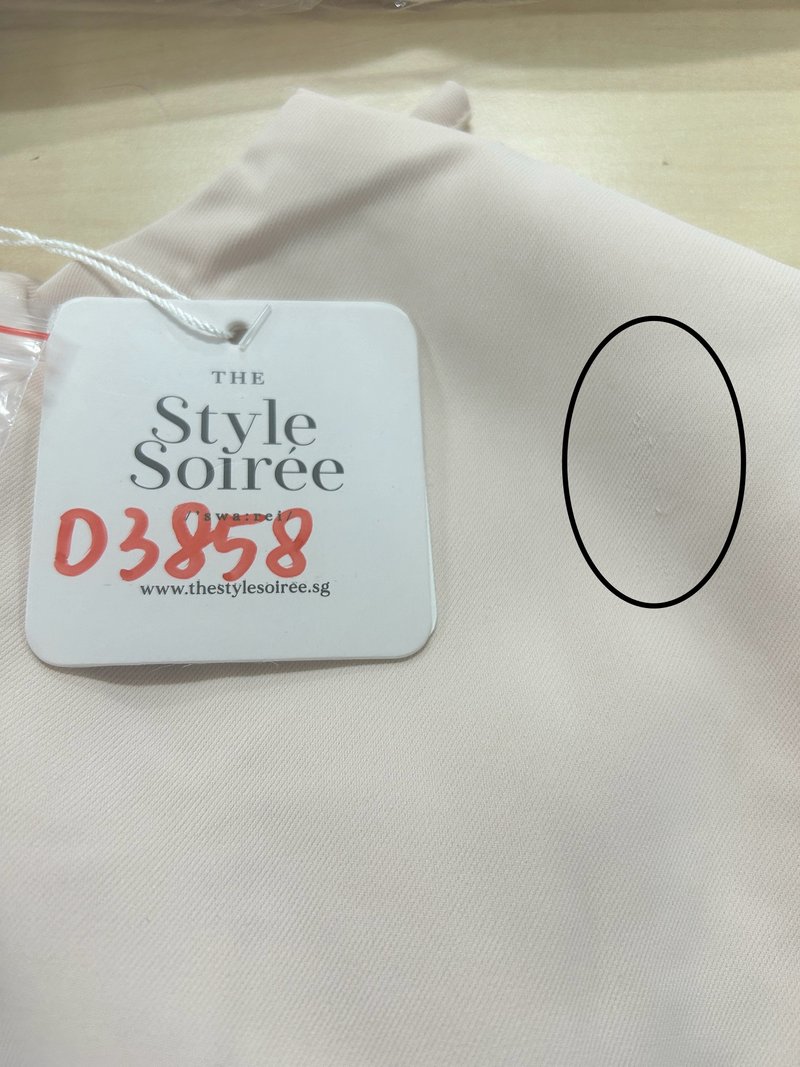 DEFECT | Brynn Bow Sleeveless Top in Light Pink in S,L