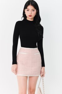 Tabina Tweed Co-ord Skorts in Pink