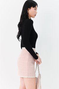 Tabina Tweed Co-ord Skorts in Pink
