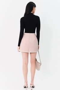 Tabina Tweed Co-ord Skorts in Pink