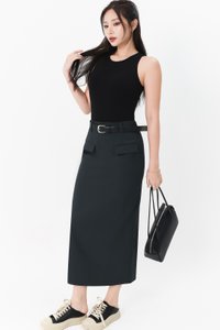 Ber Basic Racer Padded Tank in Black Ber Basic Racer Padded Tank in Black