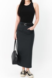 Ber Basic Racer Padded Tank in Black Ber Basic Racer Padded Tank in Black