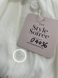 DEFECT | Marissa Mesh Tie Romper Dress in White in M 