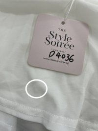 DEFECT | Marissa Mesh Tie Romper Dress in White in M 