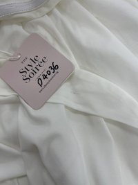 DEFECT | Marissa Mesh Tie Romper Dress in White in M 