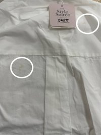 DEFECT | Oliver Oversized Shirt in White in M DEFECT | Oliver Oversized Shirt in White in M
