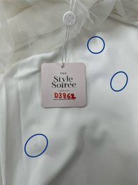 DEFECT | Marissa Mesh Tie Romper Dress in White in XXS, M, XL DEFECT | Marissa Mesh Tie Romper Dress in White in XXS, M, XL