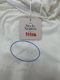 DEFECT | Marissa Mesh Tie Romper Dress in White in XXS, M, XL DEFECT | Marissa Mesh Tie Romper Dress in White in XXS, M, XL