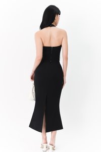 Carel Co-ord Vest Padded Set in Black 