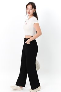 Steyra Straight Cut Denim Jeans V3 in Black