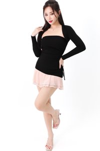 RESTOCKS | Bailey Cropped Bolero in Black RESTOCKS | Bailey Cropped Bolero in Black