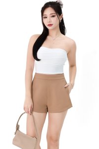 Catarina Co-ord Shorts in Brown Catarina Co-ord Shorts in Brown