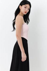 Bernice Bustier Corset Top in Pastel Pink