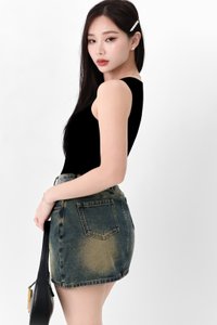 TSS Embroidery Tank in Black TSS Embroidery Tank in Black