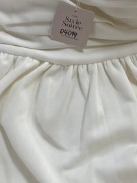 DEFECT | Reylene Romper Dress in White in L