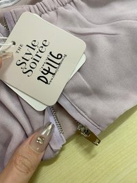 DEFECT | Phaedra Printed Co-ord Top in Soft Lilac in XS