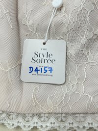 DEFECT | Leilani Lace Tie Thick Straps Top in Nude Blush in L