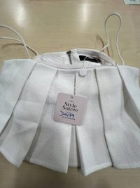 DEFECT | Chance Co-ord Top in White in XXS