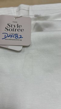 DEFECT | Rianne Ruched Midi Dress in White in XS DEFECT | Rianne Ruched Midi Dress in White in XS