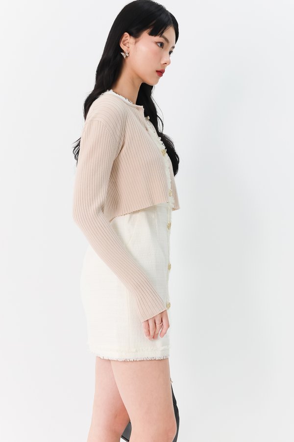 DEFECT | Kylie Knit Cardigan in Oat in S