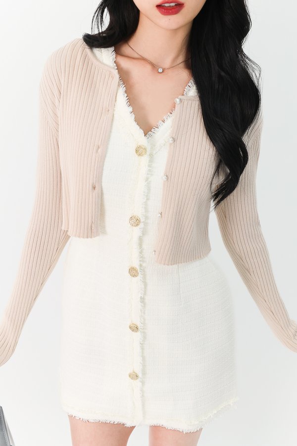 Kylie Knit Cardigan in Oat