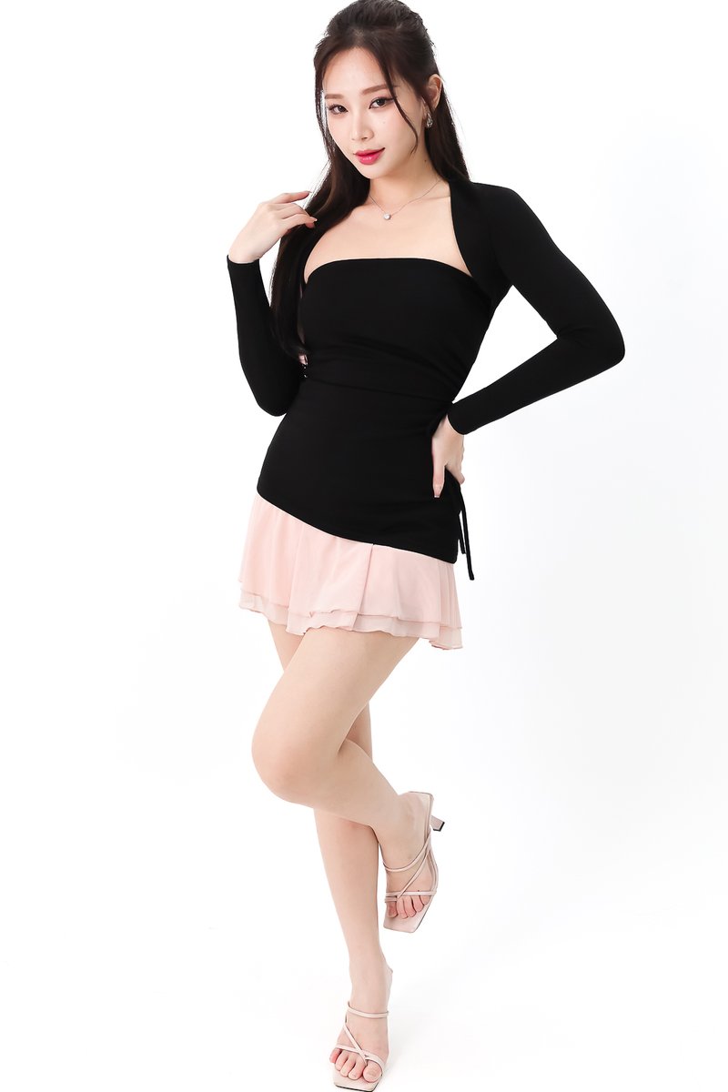 RESTOCKS | Bailey Cropped Bolero in Black RESTOCKS | Bailey Cropped Bolero in Black