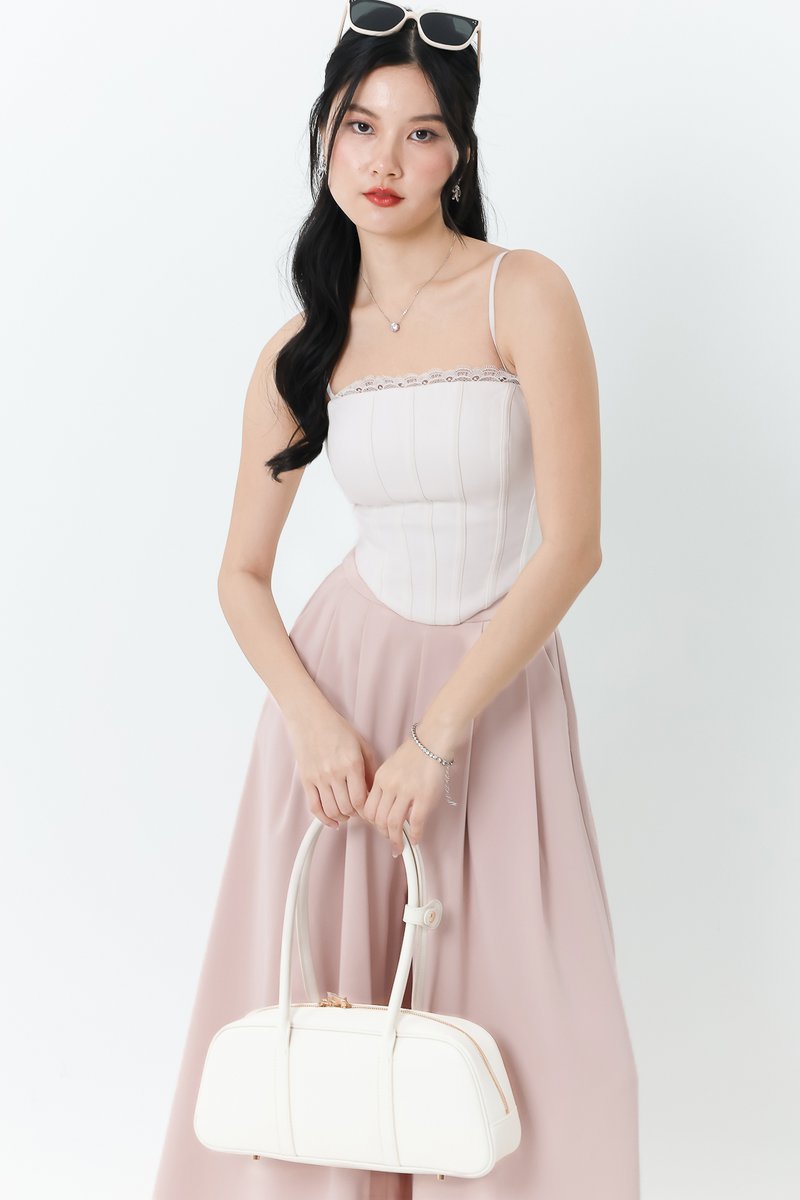 Bernice Bustier Corset Top in White