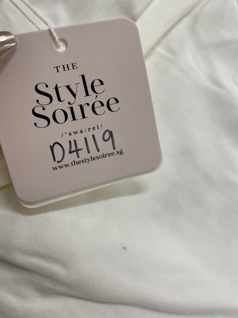 DEFECT | Richard Ruched Padded Top in White in XXS DEFECT | Richard Ruched Padded Top in White in XXS