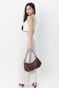 Chernise Co-ord Set in White ( Regular Length )