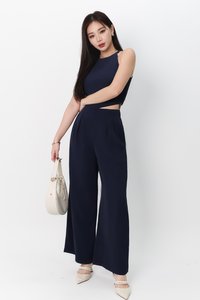 Chernise Co-ord Highwaist Pants in Navy ( Regular Length )