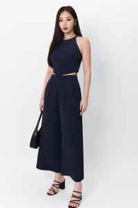 Chernise Co-ord Set in Navy ( Petite Length ) Chernise Co-ord Set in Navy ( Petite Length )