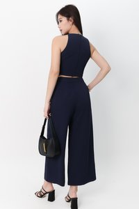 Chernise Co-ord Set in Navy ( Petite Length ) Chernise Co-ord Set in Navy ( Petite Length )