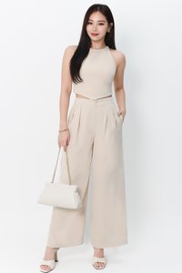 Chernise Co-ord Set in Ecru ( Regular Length )