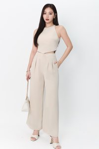 Chernise Co-ord Set in Ecru ( Regular Length )