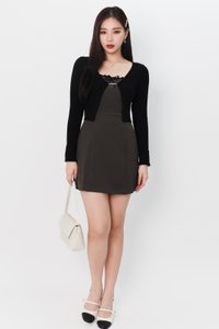 RESTOCKS 3 | Perl Pearl Knit Cardigan in Black