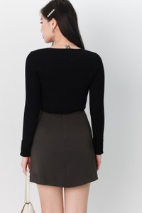 RESTOCKS 3 | Perl Pearl Knit Cardigan in Black