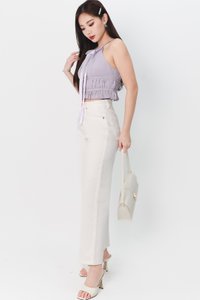 Hadley Highwaist Denim Jeans in White ( Regular Length )