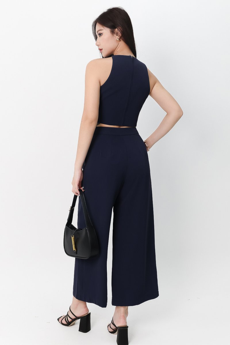 Chernise Co-ord Set in Navy ( Petite Length ) Chernise Co-ord Set in Navy ( Petite Length )
