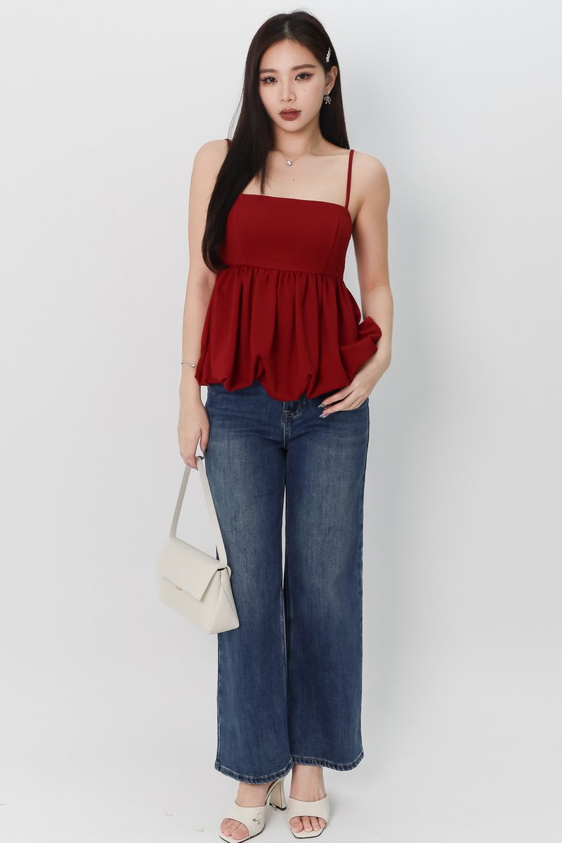 Hadley Highwaist Denim Jeans in Dark Wash ( Regular Length )