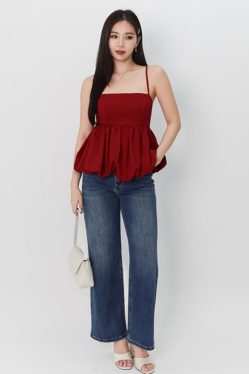 Hadley Highwaist Denim Jeans in Dark Wash ( Regular Length )