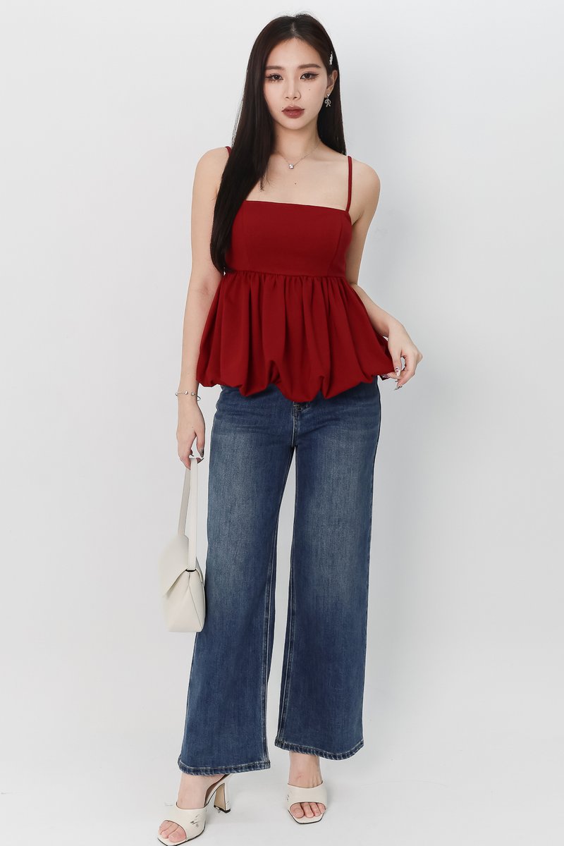 Hadley Highwaist Denim Jeans in Dark Wash ( Regular Length )
