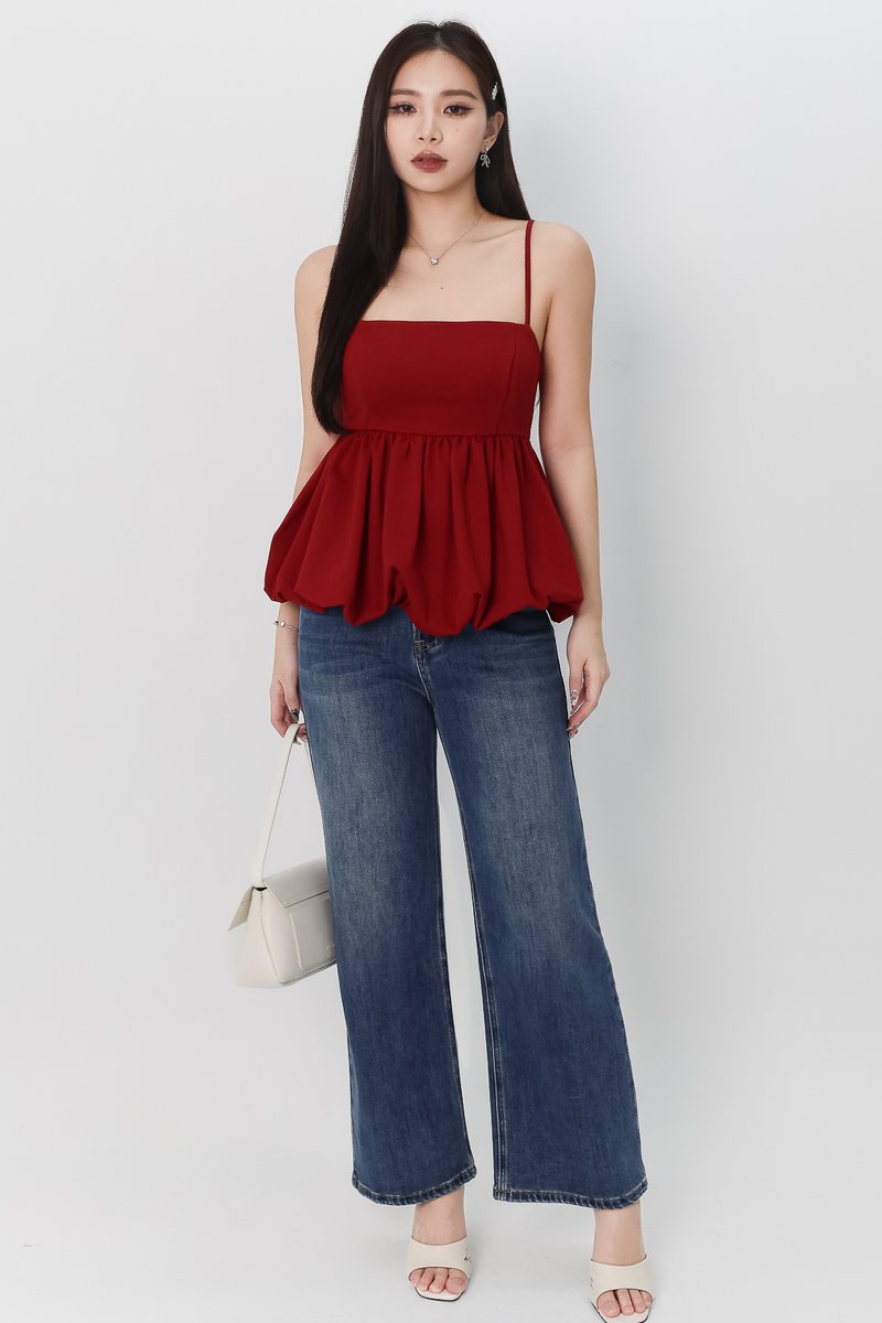 Hadley Highwaist Denim Jeans in Dark Wash ( Regular Length )